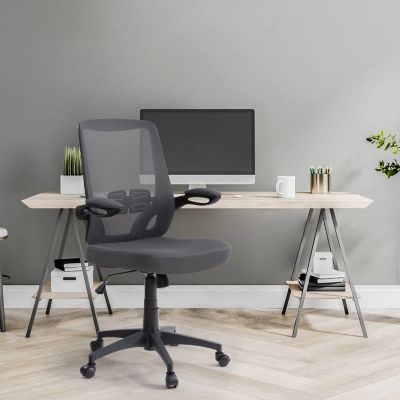 CorLiving Workspace High Mesh Back Office Chair in Gray, Gray