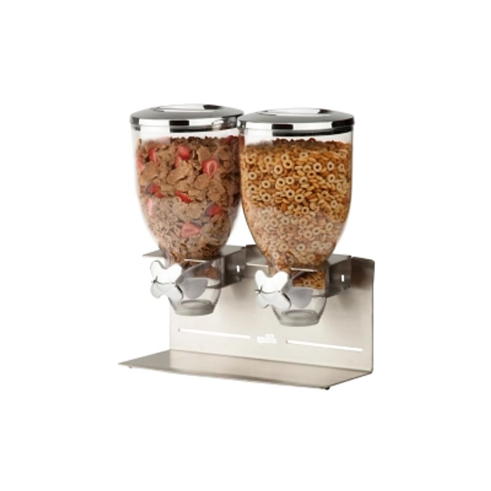 Black Zevro Double Cereal Dispenser