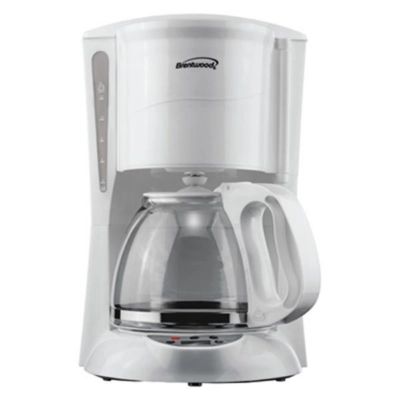 Brentwood 12 Cup Digital Coffee Maker, White