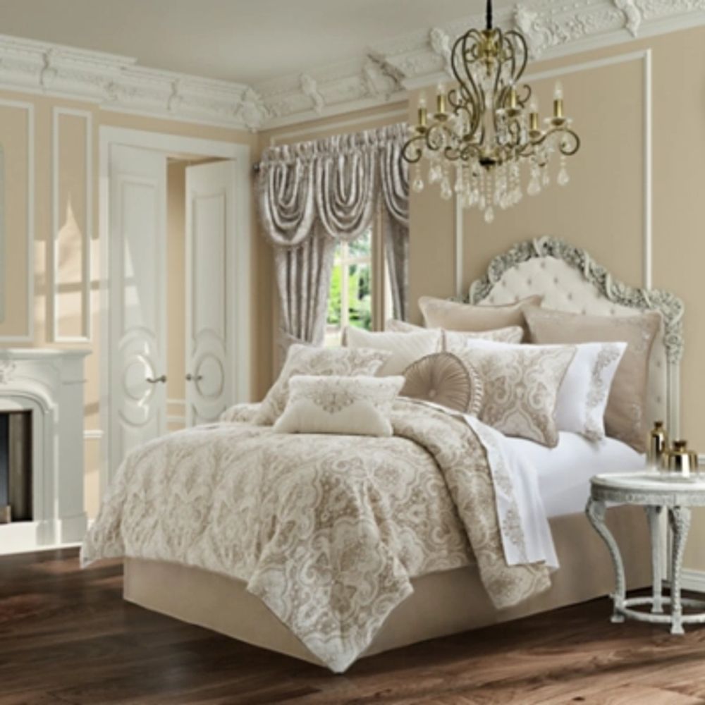 Ashley J. Queen New York Braelynn California King 4Pc. Comforter Set, Sand  | Brazos Mall