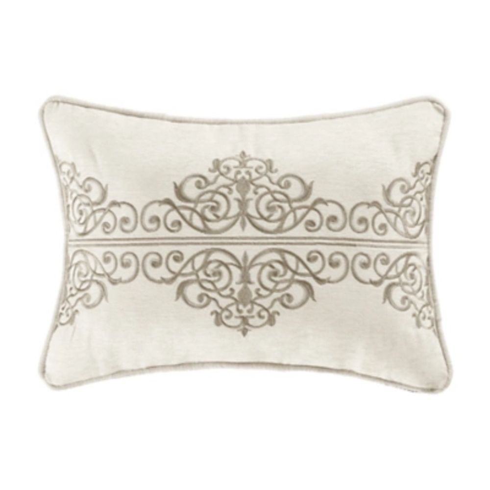 J. by J. Queen New York Mikayla Square Throw Pillow - Blue - 18 in