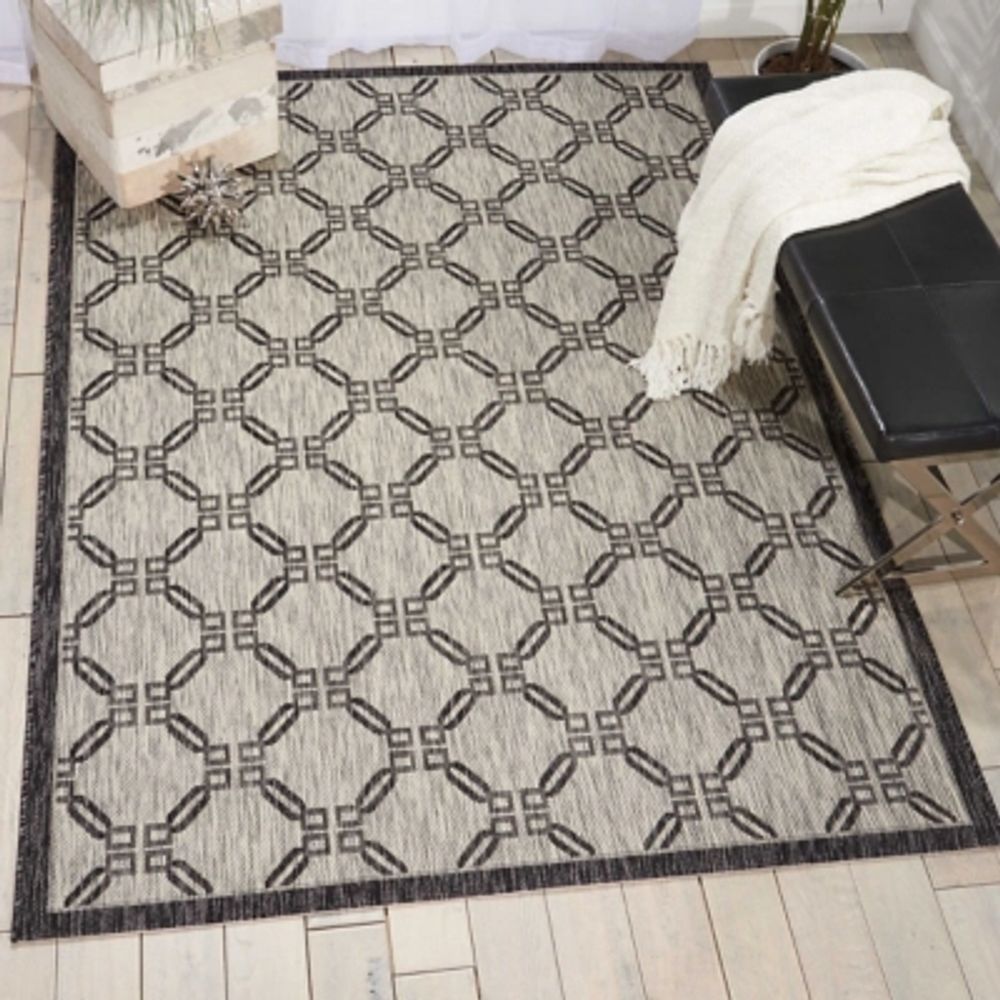 Nourison Black Ivory Essentials Area Rug 2'2 x 7'6 - Nourison