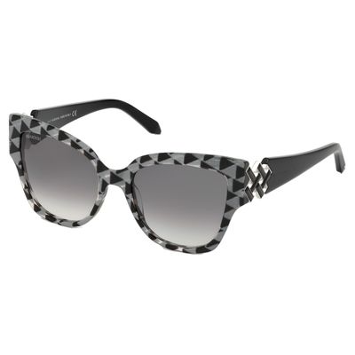 Swarovski Nile Square Sunglasses, SK161-P 01B, Black