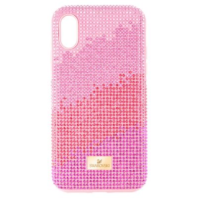 Swarovski High Love smartphone case, iPhone® X/XS, Pink
