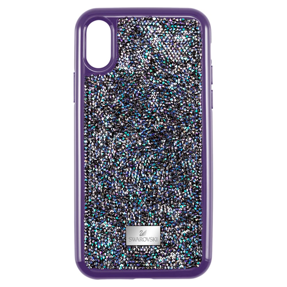 Swarovski Glam Rock smartphone case, iPhone® XS Max, Purple