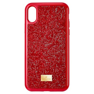 Swarovski Glam Rock smartphone case, iPhone® X/XS, Red