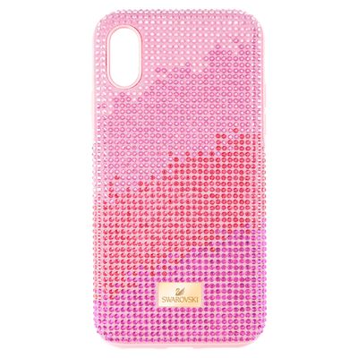 Swarovski High Love smartphone case, iPhone® XS Max, Pink