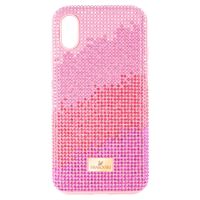 Swarovski High Love smartphone case, iPhone® XS Max, Pink
