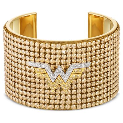 Swarovski Fit Wonder Woman cuff, Wing, Gold tone, Mixed metal finish
