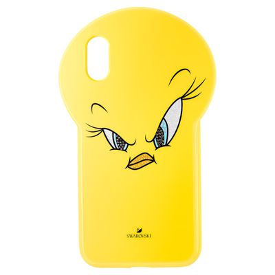 Swarovski Looney Tunes Tweety smartphone case, iPhone® X/XS, Yellow