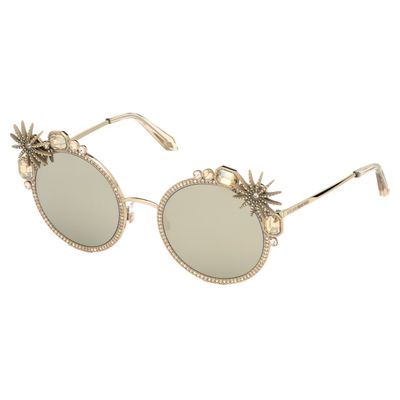 Swarovski Calypso Sunglasses, SK240-P 32C, Gold tone