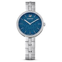 Swarovski Cosmopolitan watch, Metal bracelet, Blue, Stainless steel