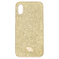 Swarovski High smartphone case, iPhone® XS Max, Gold tone