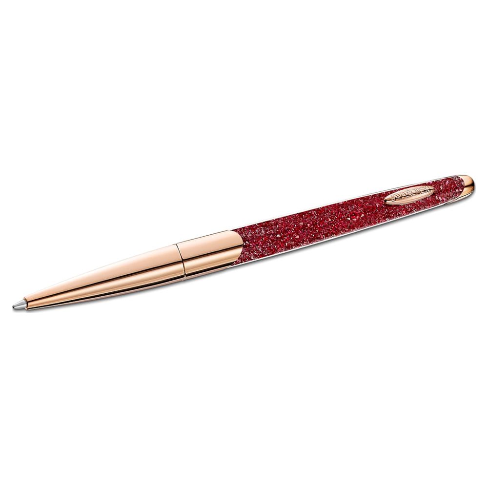 Swarovski Crystalline Nova ballpoint pen, Red, Rose gold-tone plated