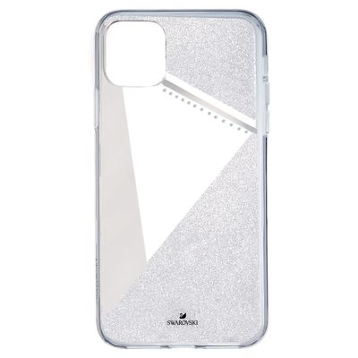 Swarovski Subtle Smartphone Case with Bumper, iPhone® 11 Pro Max, Silver tone