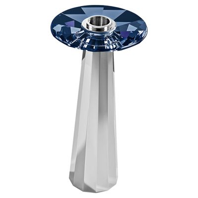 Swarovski Plinth Candleholder, Large, Blue