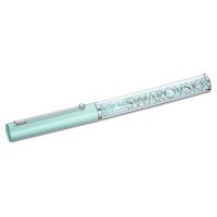 Swarovski Crystalline Gloss ballpoint pen, Green, Chrome plated