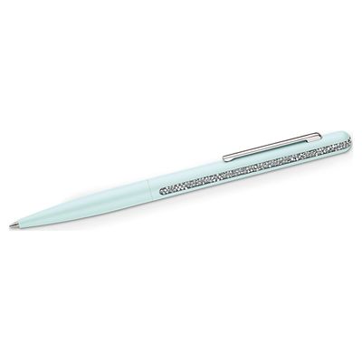 Swarovski Crystal Shimmer ballpoint pen, Green, Chrome plated
