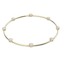 Swarovski Constella necklace, White, Gold-tone plated
