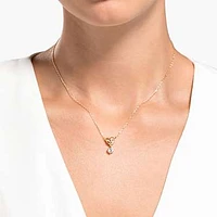 Lifelong Heart pendant, White, Rose gold-tone plated by SWAROVSKI