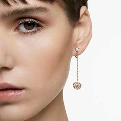 Generation clip earrings, Long, White