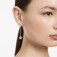 Generation clip earrings, Long, White