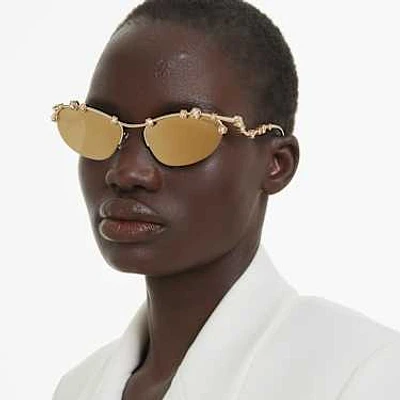 Sunglasses, Cat-Eye shape, SKU001, Gold tone by SWAROVSKI