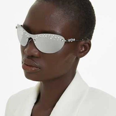 Sunglasses, Mask, Silver Tone by SWAROVSKI