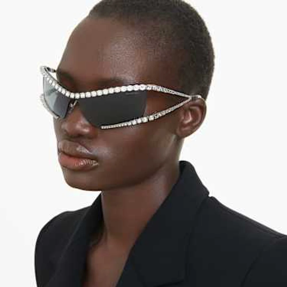 Sunglasses, Mask, Grey by SWAROVSKI