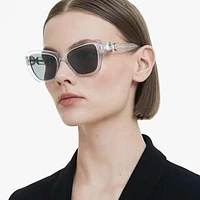 Sunglasses, Square shape, SK6018, White by SWAROVSKI