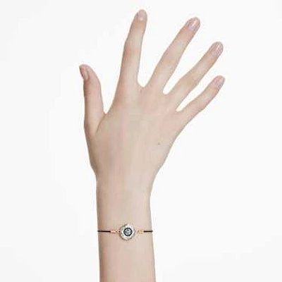 Symbolica bracelet, Evil eye, Multicolored, Gold-tone plated by SWAROVSKI