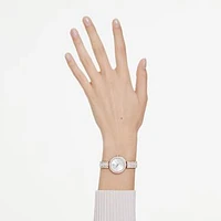 Matrix pearl bangle bangle watch, Swiss Made, Crystal bracelet, Rose gold-tone finish by SWAROVSKI