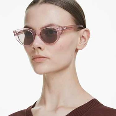 Sunglasses, Round shape, SK6025, Pink by SWAROVSKI