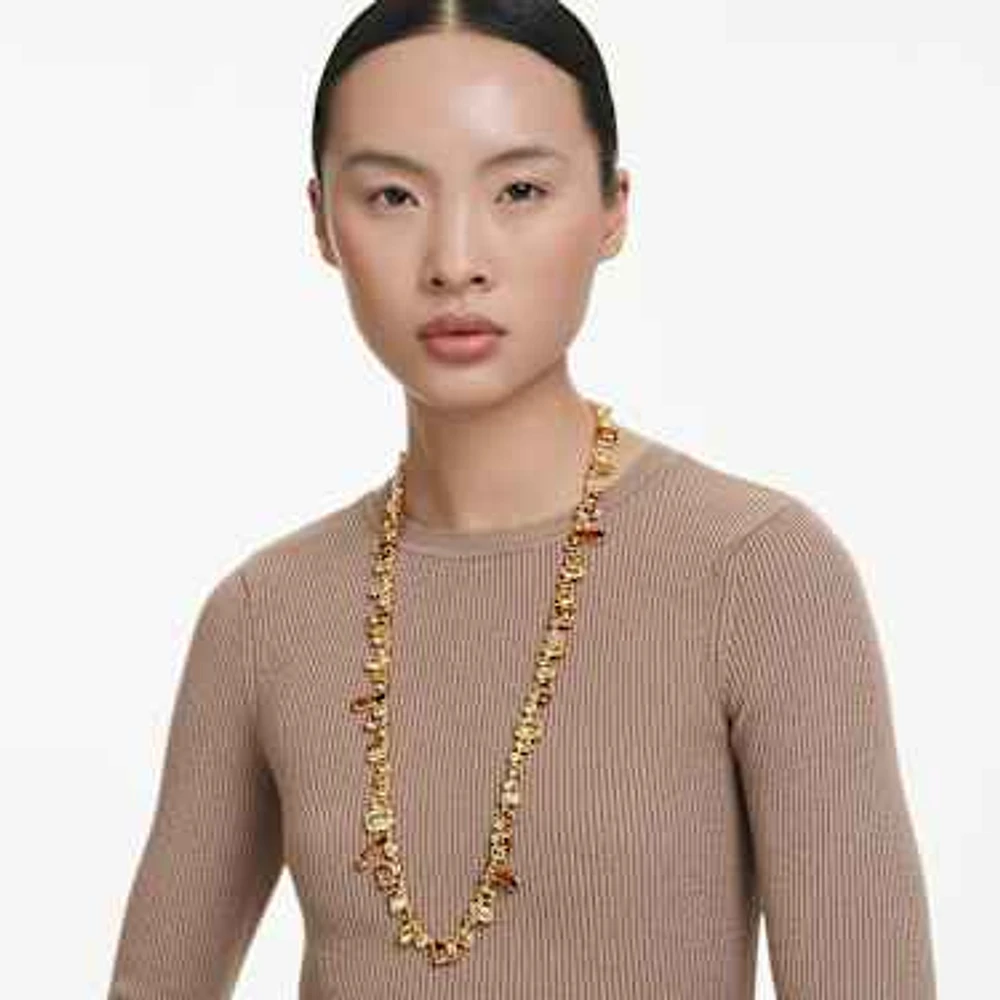 Gema strandage, Mixed cuts, Yellow, Gold-tone plated by SWAROVSKI