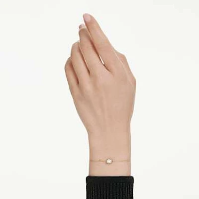 Eternity bracelet, Lab-grown diamonds 0.5 ct tw, Octagon shape, 14K yellow gold by SWAROVSKI