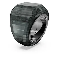 Lucent cocktail ring, Black by SWAROVSKI