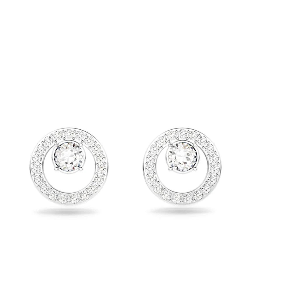 Constella stud earrings, White