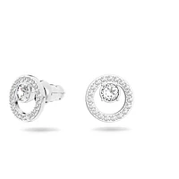 Constella stud earrings, White