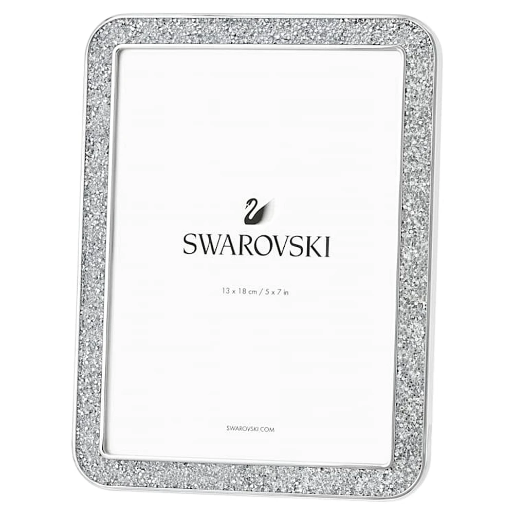 Minera picture frame, Rectangular shape, Medium, Silver Tone by SWAROVSKI