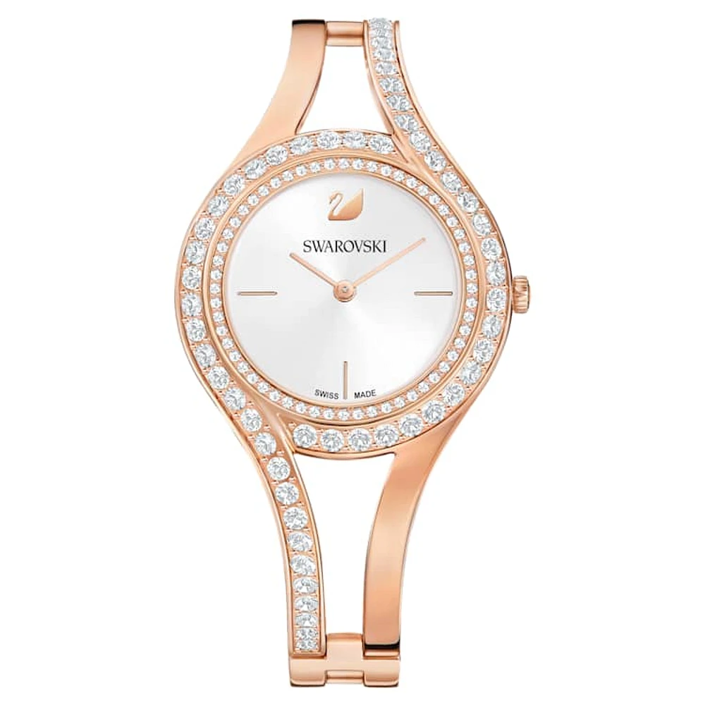 Eternal watch, Swiss Made, Crystal bracelet, Rose gold tone, Rose gold-tone finish by SWAROVSKI