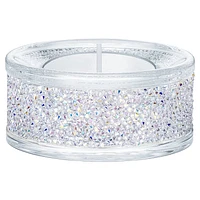 Shimmer tea light holder, Purple by SWAROVSKI