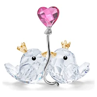 Love Birds, Pink Heart by SWAROVSKI