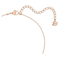 Una set, Mixed cuts, Clover, Pink, Rose gold-tone plated by SWAROVSKI