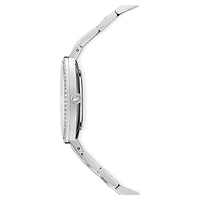 Cosmopolitan watch, Swiss Made, Metal bracelet, Silver Tone, Stainless steel by SWAROVSKI