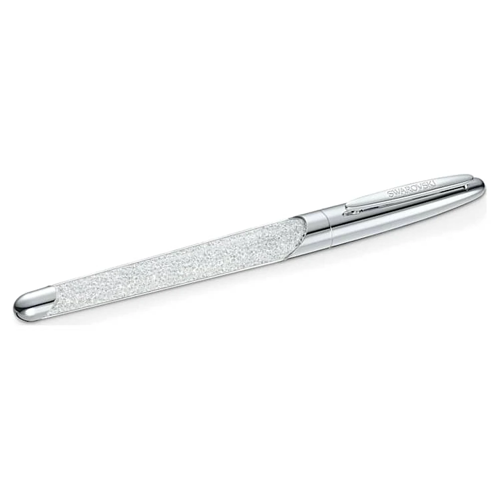 Crystalline Nova rollerball pen, Silver Tone, Chrome plated by SWAROVSKI