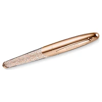 Crystalline Nova rollerball pen, Rose gold tone, Rose gold-tone plated by SWAROVSKI