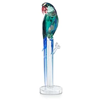 Jungle Beats Green Macaw Banjo by SWAROVSKI