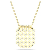 Exalta necklace, White, Gold-tone plated by SWAROVSKI