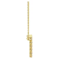 Exalta necklace, White, Gold-tone plated by SWAROVSKI