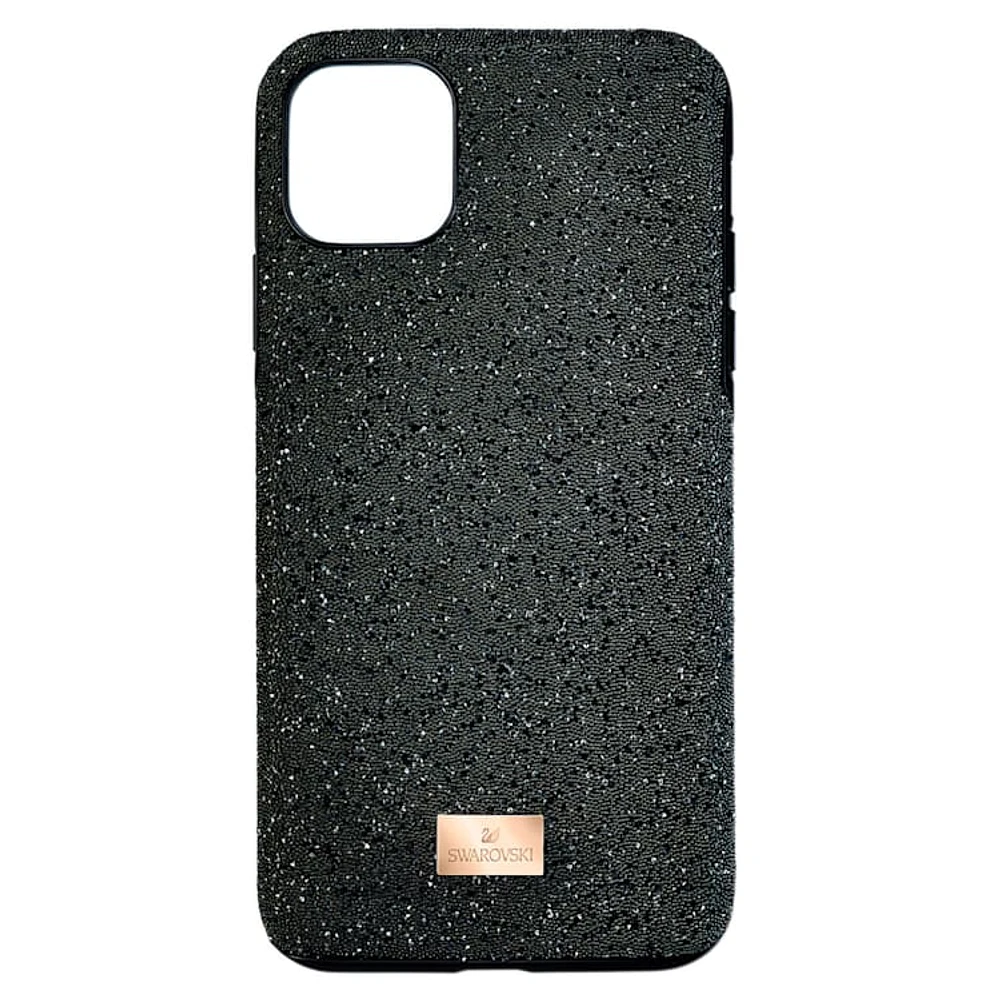 High smartphone case, iPhone® 12 mini, Black by SWAROVSKI